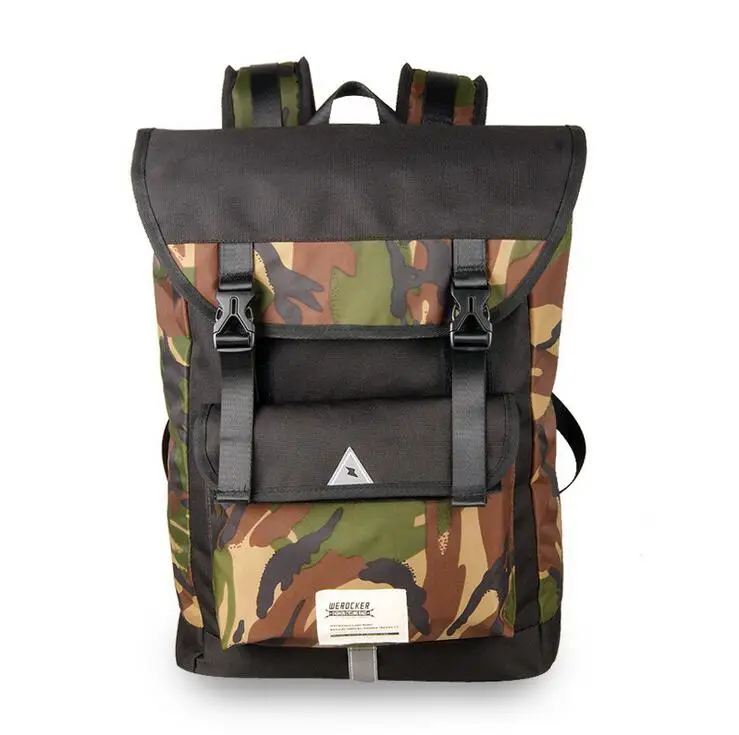 2017 free shipping printing canvas Camouflage teenager school backpack japan korea fashion cool style femal military