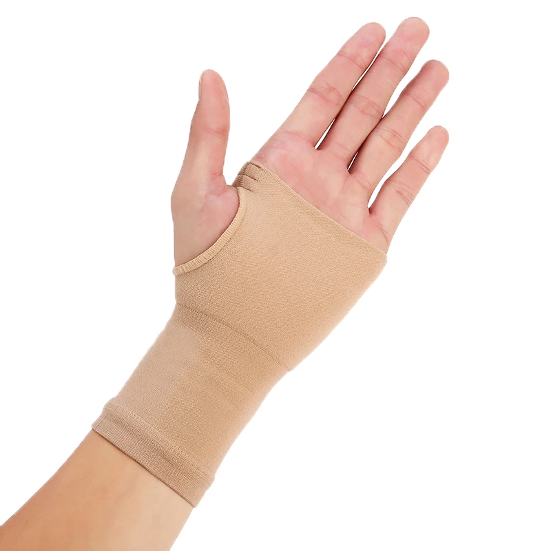 Carpal Tunnel Wrist Brace Compression Support Sleeve Health Sports Fitness Hand Protective Wristband Black/Skin XXL|Поддержка