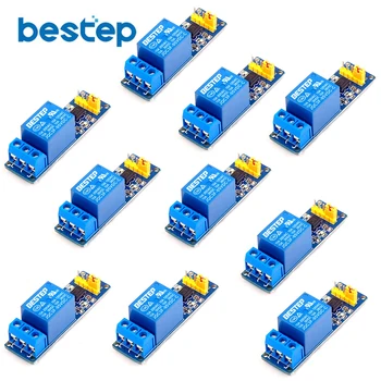 

10PCS 1 Channel 5V Relay Module Optocoupler Isolation Low Level Trigger Module for PIC AVR DSP ARM