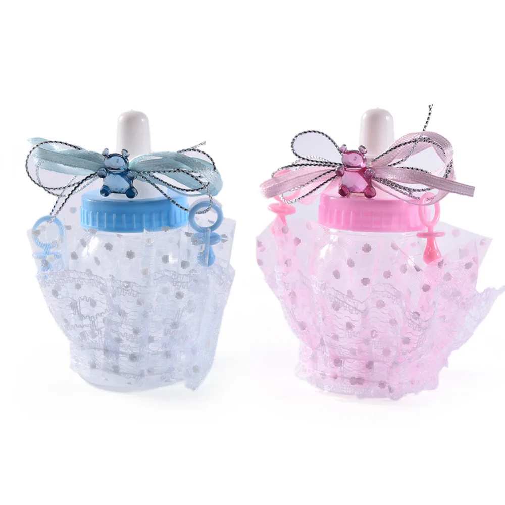 12pcs Lot Baby Shower Gift Bottle Box Baptism Christening Brithday