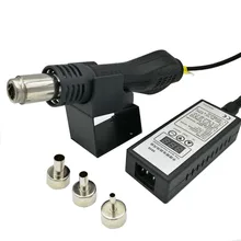 8858 портативный тепла фена BGA паяльная станция лучше YOUYUE 8858 Saike Yihua 8858 GJ 8018LCD+ 3 насадки