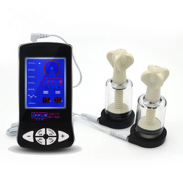 Nipple Sucker Clamps Sex Toys For Adults Games Electro Shock Breast