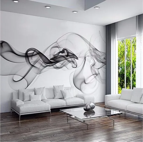Beibehang фото обои дымовые облака Абстрактные Художественные обои современный минималистский спальня диван ТВ настенная Бумага Живопись