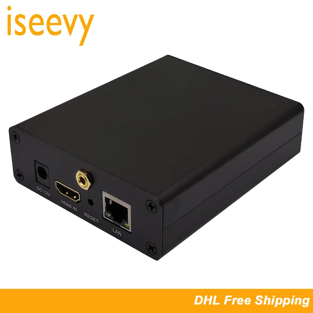 ISEEVY H.265 H.264 Mini HDMI видео энкодер для IPTV Транслируй поддержка RTMP RTSP UDP HTTP и Facebook Youtube Wowza