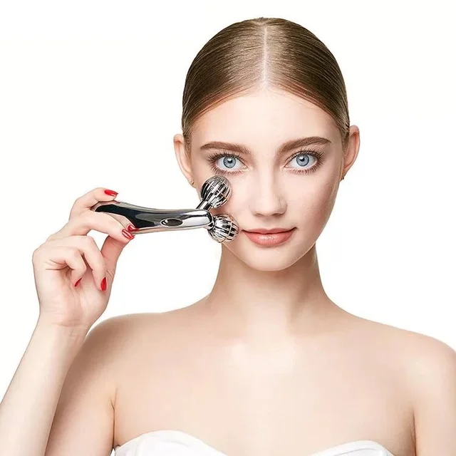 Quality Japan Portable Beauty Instrument 3D Ball Facial Massager Face