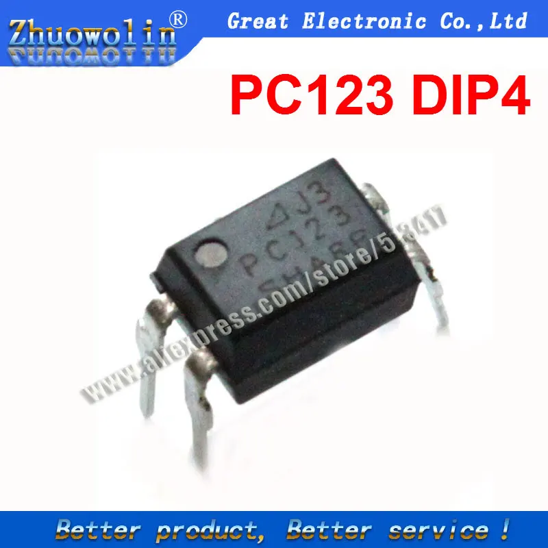20Pcs/Lot PC123 DIP 4-in Integrated Circuits from Electronic Components ...