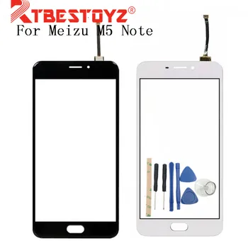 

RTBESTOYZ 5.5'' For Meizu M5 Note Touch Screen Glass Guarantee Original Digitizer Glass Panel Touch Replacement