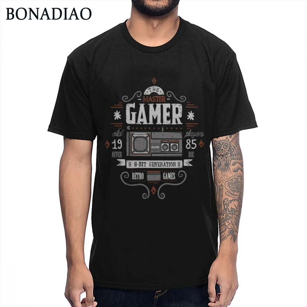 Master Gamer 1985 Fc консоль PS геймпад футболка для мужчин Rock Roll Футболка 100% хлопок S-6XL |