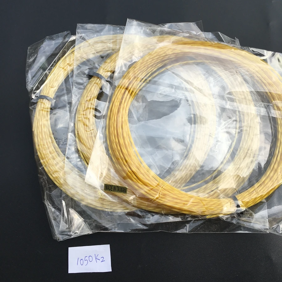 10 قطع zarsia تايوان جودة multifilament tennis string 1.30 ملليمتر الشعور الناعمة مضارب تنس سلسلة 1050K2