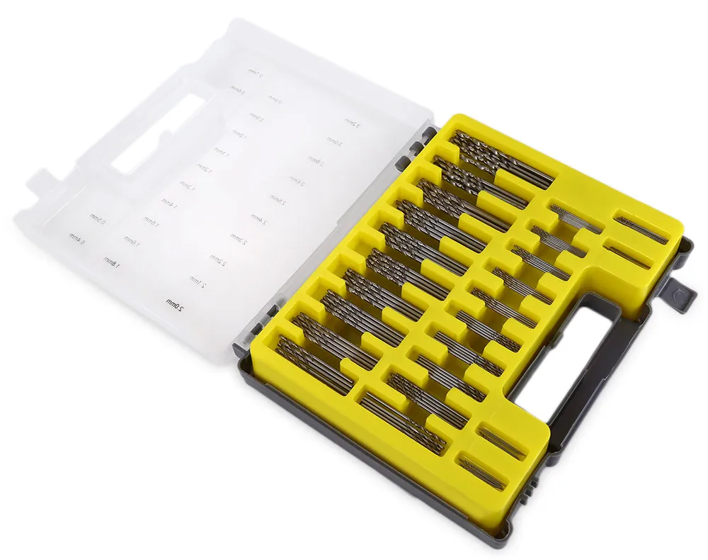 New 150pcs Mini Micro Power High Speed Steel Drill Bit Twist Kits Set 0