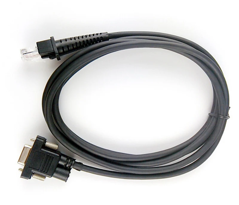 9FT Coiled RS-232 Serial Cable For Datalogic D100 GD4130 QD2130 Mobile Computer 