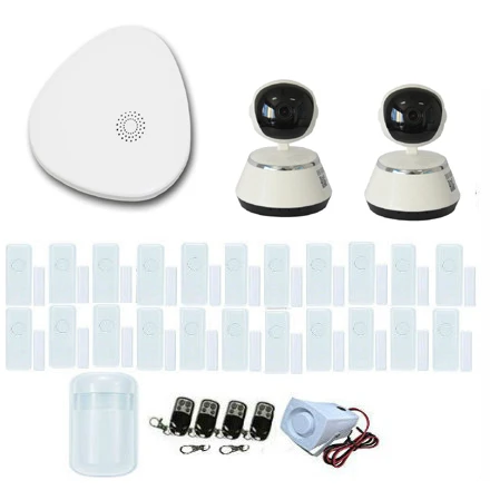 Yobang Security Smart Wireless Wifi Home Security Alarm System Intercom Outdoor Waterproof Solar Siren Android IOS APP Control