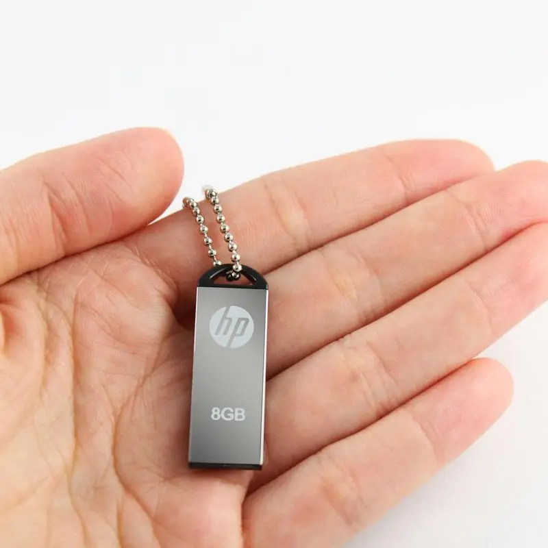Флэш накопитель HP металлический Pendrive 32 Гб 16 v220w 64 ГБ карта памяти диск на ключ DIY pi