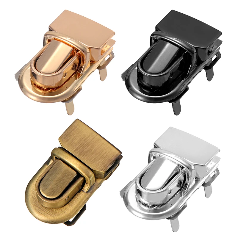 

Metal Turn Twist Locks For Handbag DIY Twist Clasp Closure Lock Purse Hardware Twist Turn Lock Metal Replacement Bag Accessories
