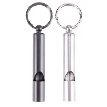 

1pc Stainless Steel Survival Lifesaving Emergency SOS Whistle With Pocket Clip for Outdoor Sports Camping Hunting Survival