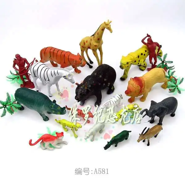 plastic animal set