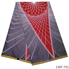 Нигерийская Анкара ткань полиэстер воск печатная хлопчатобумажная африканская ткань настоящая Ява воск 1307-651