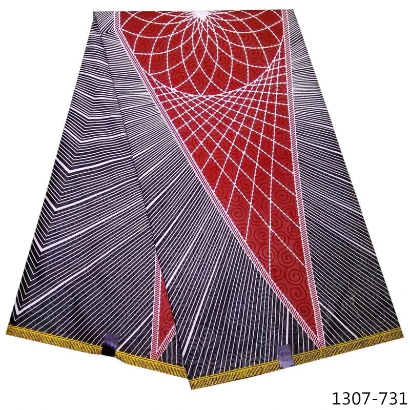 

nigerian ankara fabric 2019 100% Polyester wax printed cotton african fabric wholesale real java wax 1307-651