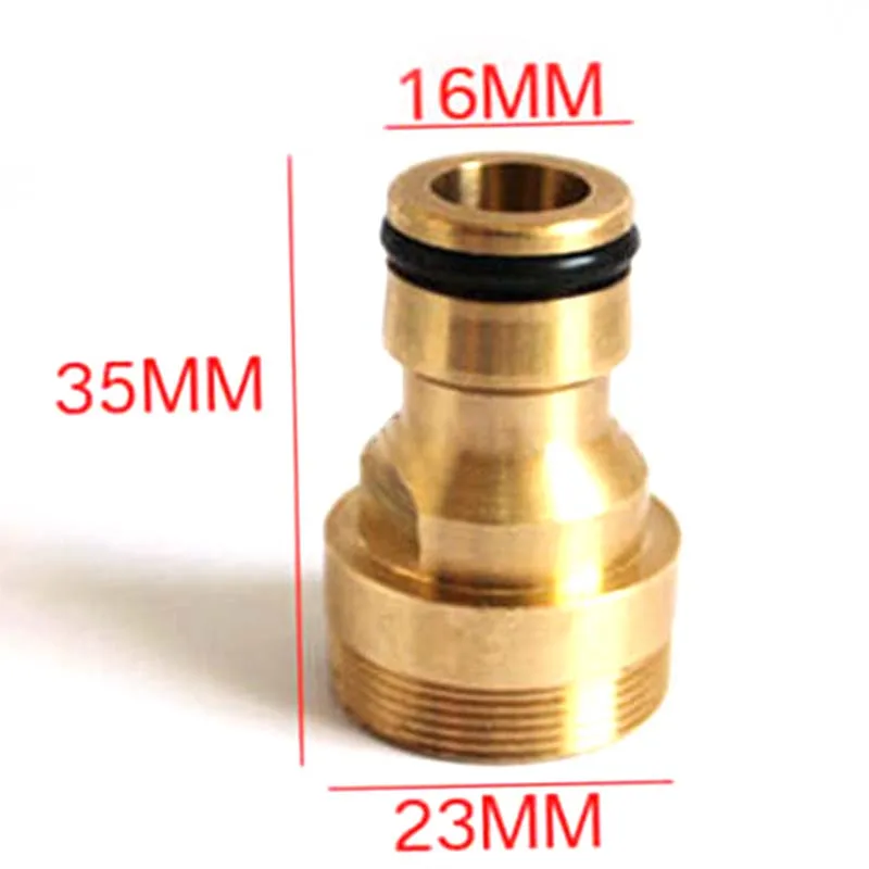 Полезный латунный соединитель для шланга 3/4 Резьбовой Адаптер для садовых водопроводных труб