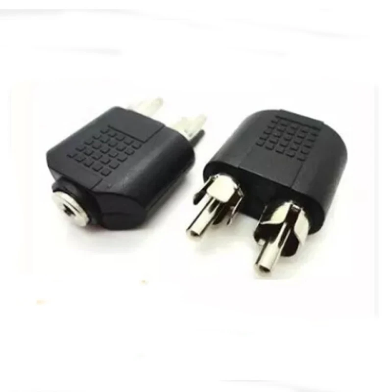 

3.5mm AUX Female to 2 RCA Male Audio Stereo Adapter Jack Plug Splitter Connector For Phone MP3 PC Laptop Speaker 1 to 2 Adaptor