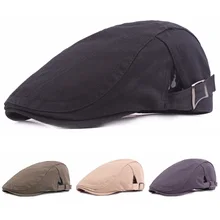 Мужская классическая одноцветная Кепка водителя для гольфа, регулируемый берет, шляпа, новая мода, CSHAT0305