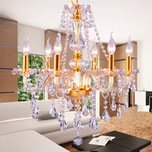 Роскошный модный хрустальный светильник-люстра золотого и серебряного цвета, современный роскошный высококачественный хрустальный светильник-свеча