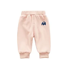 Штаны для малышей Новые брюки зимние штаны для детей, флисовая одежда для новорожденных брюки для малышей длинные штаны для маленьких девочек и мальчиков