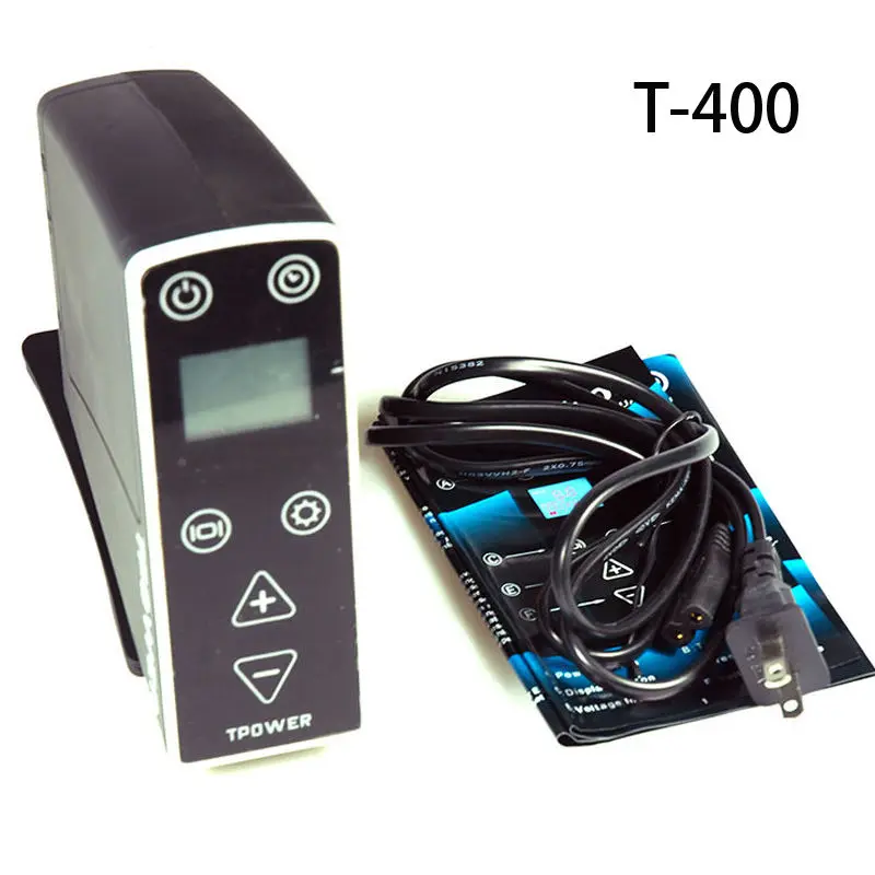 Envío Gratis nuevo diseño T-400 tatuaje fuente de alimentación producto preestablecido de fuentes de alimentación tatuaje