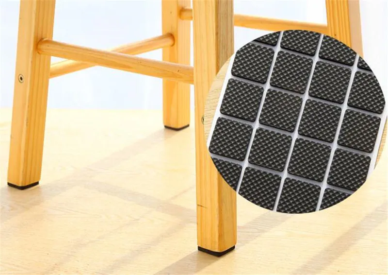 40 * 30 Mm Matériau PVC Pieds De Meuble Patins Antidérapants