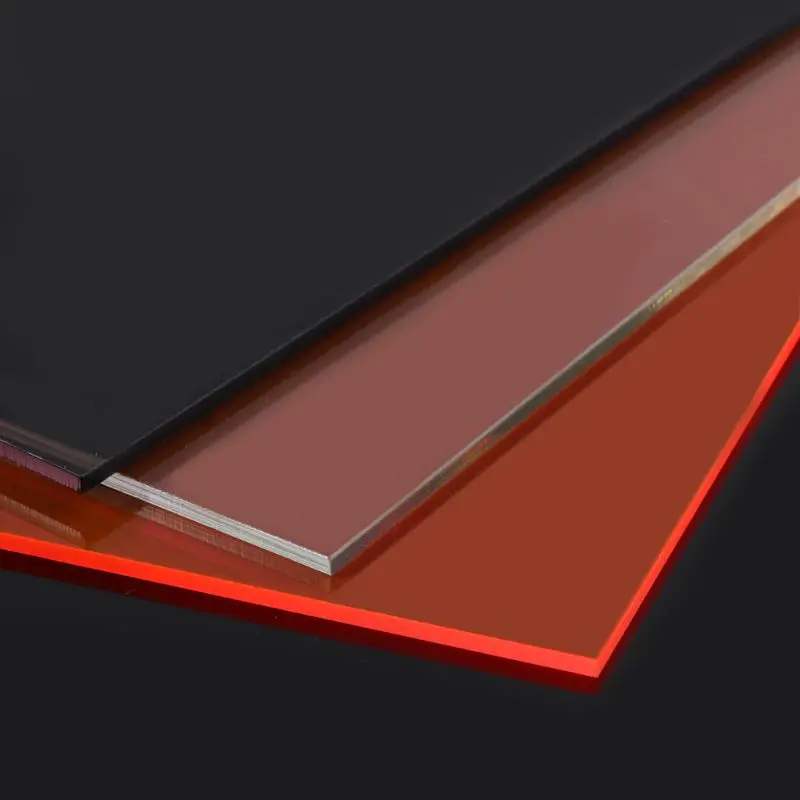 

15x15cm Plexiglass Board Colored Acrylic Sheet DIY Toy Accessories Model Making