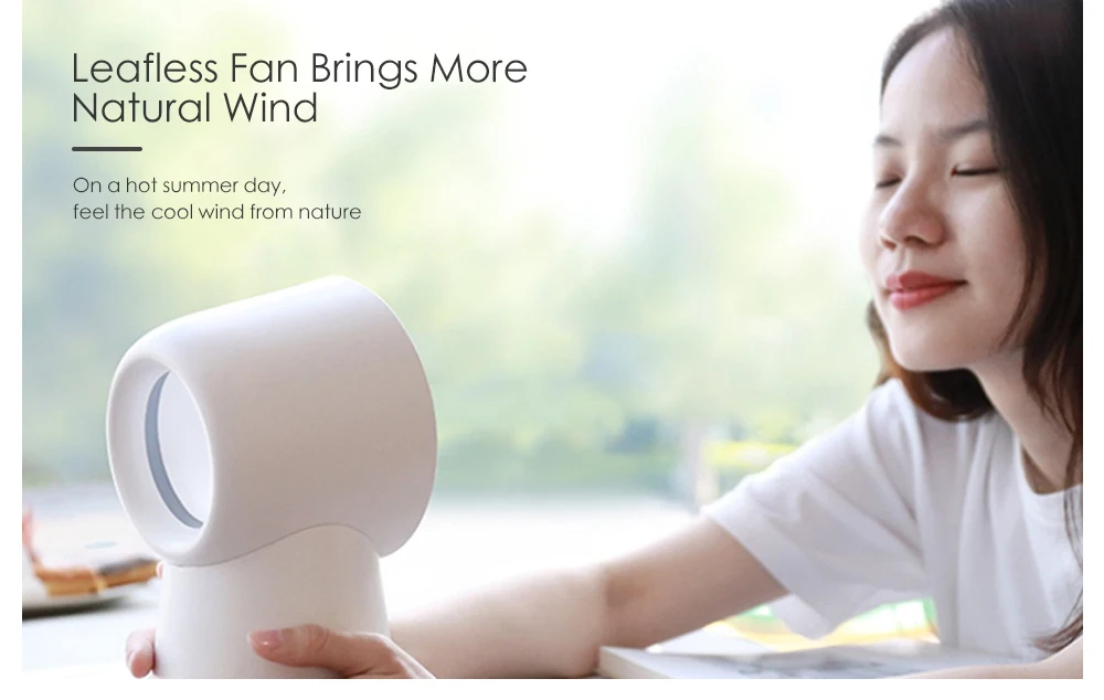 Xiaomi Youpin 3 в 1 мини-вентилятор охлаждения, настольный вентилятор, увлажнитель воздуха, светодиодный светильник, 3 скорости, регулируемый для наружного использования