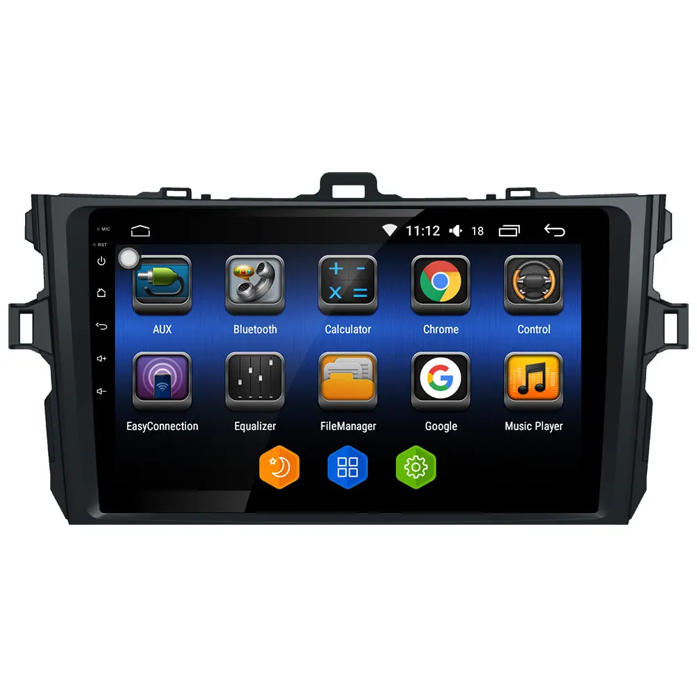 Perfect 8" IPS 4G DSP Carplay Android 8 Octa Core 4GB RAM 64GB ROM RDS BT Car DVD Multimedia Player Stereo For Toyota Corolla 2006-2011 1