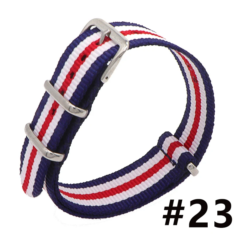1pcs Bracelet Nylon Nato Watch Strap16mm Band Watch Waterproof Bracelet Multicolor Colors In Stock 1pcs Bracelet Nylon Nato Watch Strap16mm Band Watch Waterproof Bracelet Multicolor Colors In Stock