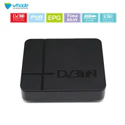 Vmade DVB-T2 наземного ТВ приемник сигнала HD цифровой T2 ТВ тюнер рецепторов Бесплатная доставка пропускная способность 1080 P MPEG4 мини Декодер