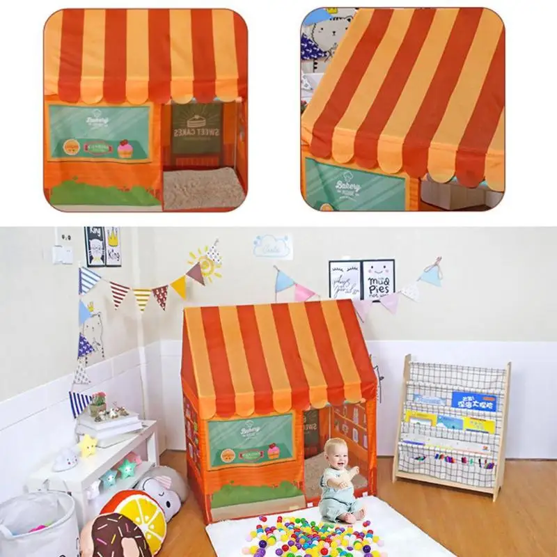 Портативный детская палатка игрушка набор принц Pricess складные детские игры детский замок