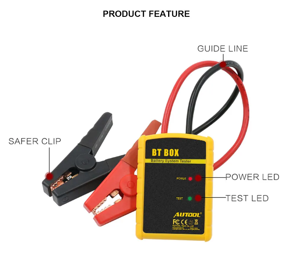 Autool BT BOX 12V Car Battery System Charging Testers Analyzer For IOS Android