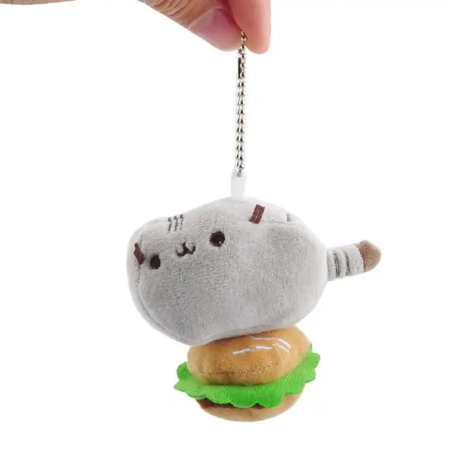 burger cat plush