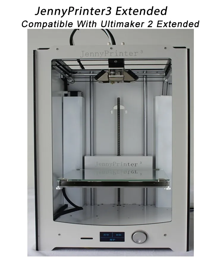 2018 Newest Assembled JennyPrinter3 Extended Compatible With Ultimaker 2 UM2 Extended Auto Leveling 3D Printer