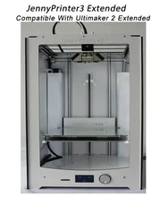 Бесплатная Доставка! 2017 Последним Собраны JennyPrinter 3 Расширенная Совместимость Ultimaker 2 МКМ2 Расширенный Автоматическое Выравнивание 3D Принтер