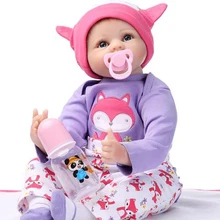 2" силиконовые Возрожденные игрушки для детей ящик подарков menina Bebe, живой