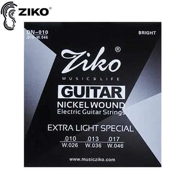 ZIKO guitar strings .010-.046 009-042 Electric Guitar strings guitar parts musical instruments Accessories 20 frets electric bass guitar neck glossy paint guitar parts no have frets guitar accessories parts musical instrument