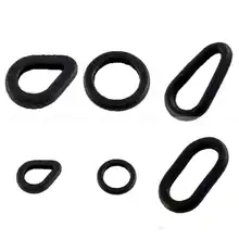 Комплект такелажное кольцо s круглый овальные Tear Drop контур связи волос такелажное кольцо HLS карповый терминал высокое качество Форма как выбор weihefishing