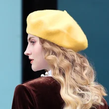 Модные шерстяной берет женский зимний, теплый фетровый берет для девочки, береты женские осенние, сплошной цвет биретки женские – это самые романтичные головные уборы на год, добавит облику элегантности Модные шерстяной берет женский зимний, теплый фетровый берет для девочки, береты женские осенние, сплошной цвет биретки женские – это самые романтичные головные уборы на год, добавит облику элегантности