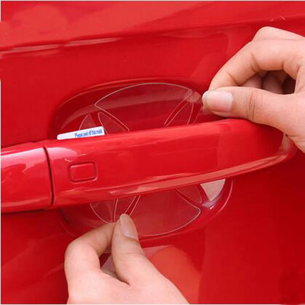 

20Pcs/LOT Car door handle protector invisible sticker For volkswagen golf 5 clip renault audi a6 c7 opel insignia focus mk1 mk2