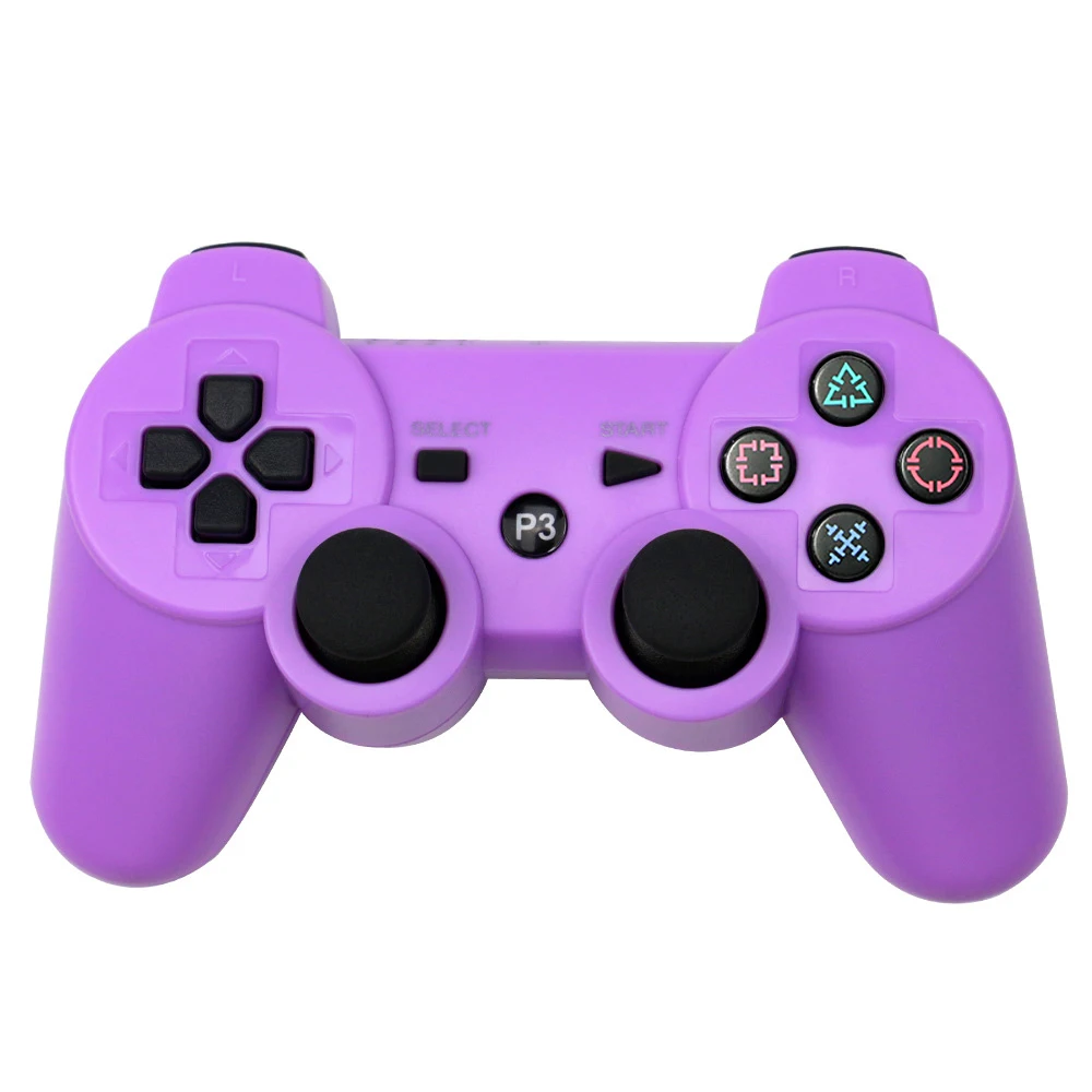 Беспроводной Bluetooth контроллер для sony PS3 геймпад для Play Station 3 Джойстик для sony Playstation 3 для Dualshock контроллер - Цвет: Type1 purple