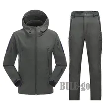 TAD V 4,0 кожа акулы мягкая оболочка тактическая водонепроницаемая куртка+ брюки Военная ветрозащитная боевая одежда верхняя одежда