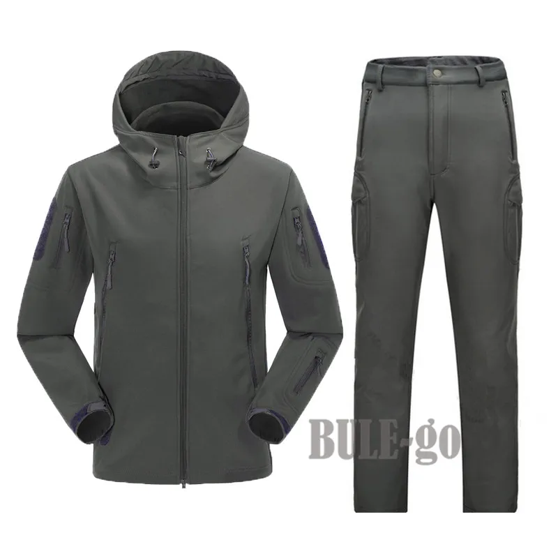 

TAD V 4.0 Shark Skin Soft Shell Tactical Waterproof Jacket +Pants Military Windproof Combat Coats Clothing Outdoor Wear