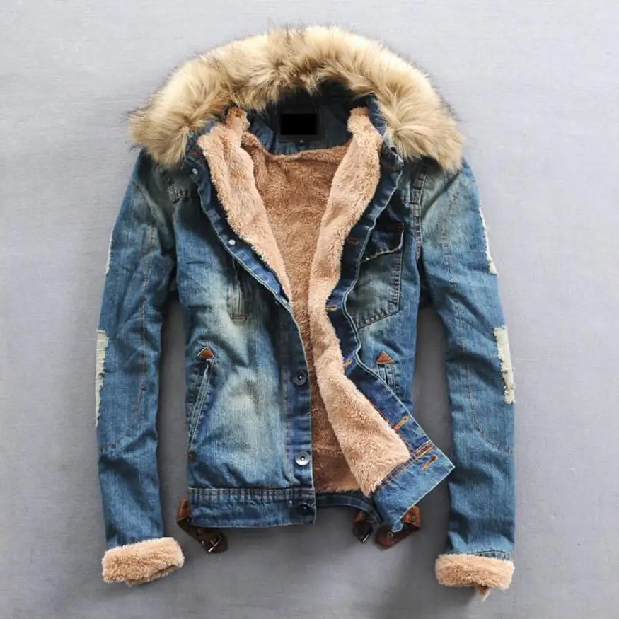ژاکت جین خزدار کلاسدیم CLASSDIM Jean Jackets 20