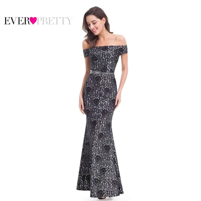 Black Boat Neck Cocktail Dresses