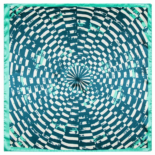60cm*60cm Geometric circle pattern labyrinth workplace Women suit small square scarves wholesale AliExpress Aliexpress : image 60cm*60cm Geometric circle pattern labyrinth workplace Women suit small square scarves wholesale AliExpress Aliexpress